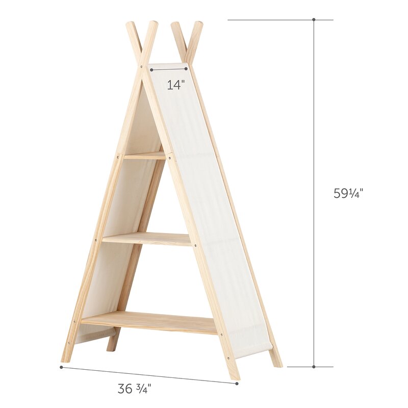 Teepee shelves!